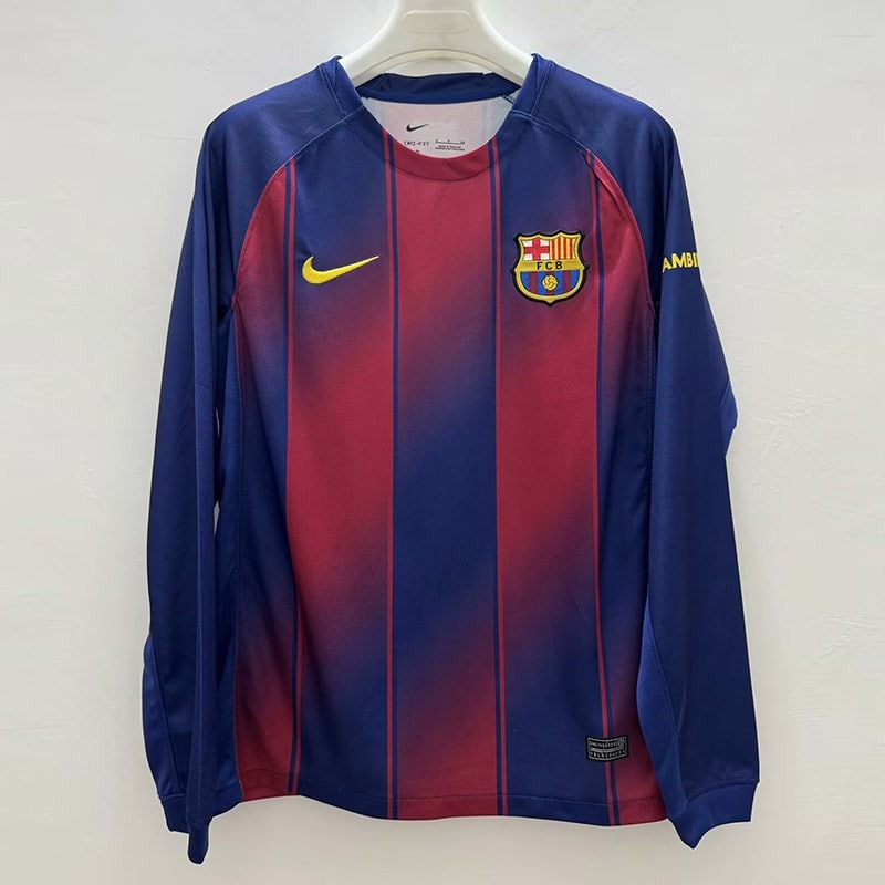 Camisa Home 2025/26 - Torcedor (Manga Longa, Sem Logo)